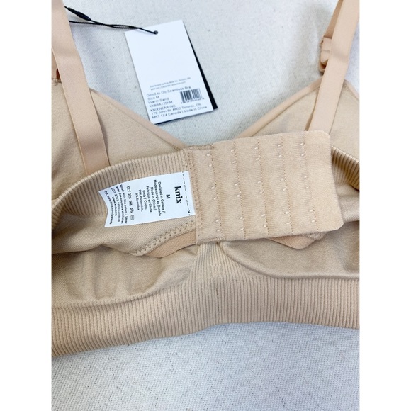 NWT Knix Good to Go Seamless Bra in Warm Sand M - Picture 10 of 13